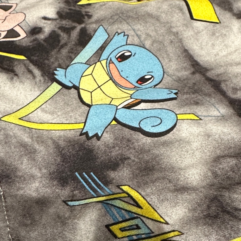 Pokémon Men's Pika Squirtle And Jigglypuff Tie Dye Sleep Pajama Pants Small - Picture 4 of 8